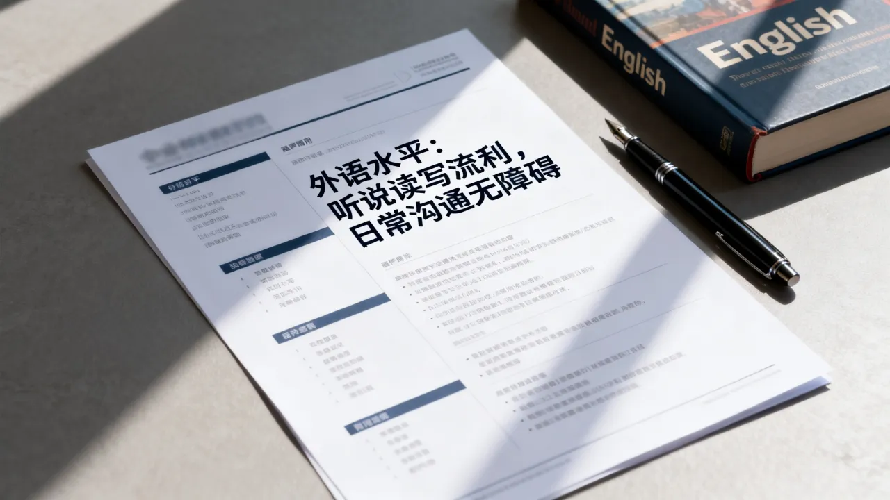 简历上外语水平怎么写,没有证书外语能力怎么描述?-图2 简历上外语水平怎么写,没有证书外语能力怎么描述?-图2