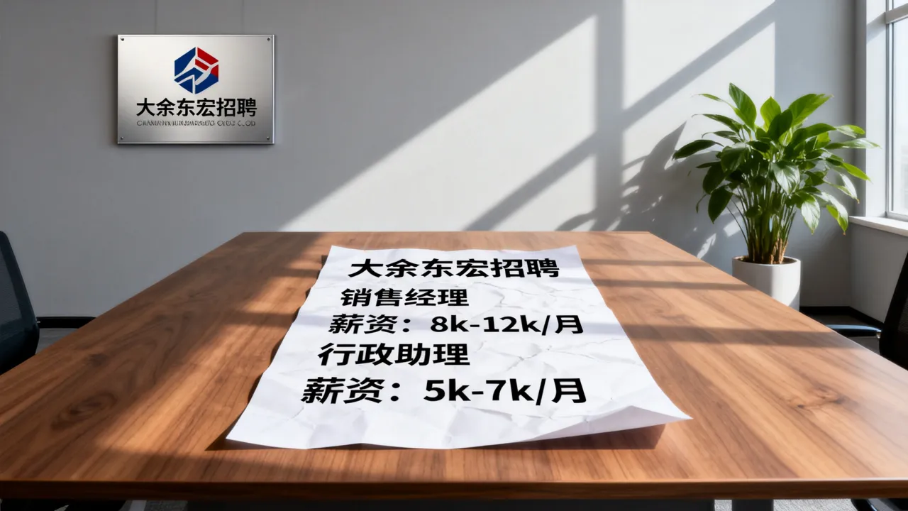 大余东宏招聘信息是真的吗,有哪些职位薪资待遇如何?