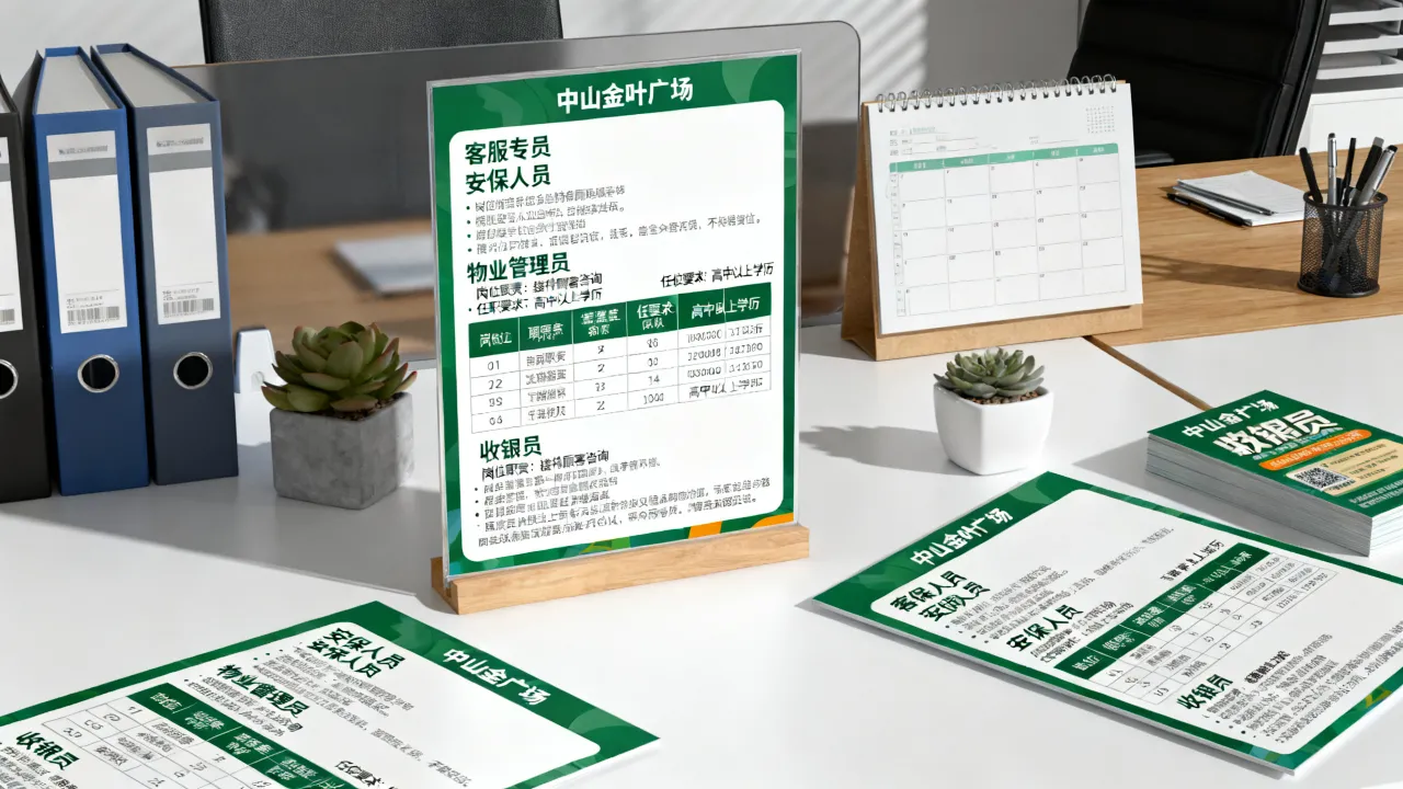 中山金叶广场招聘有哪些岗位,中山金叶广场最新招聘信息-图2 中山金叶广场招聘有哪些岗位,中山金叶广场最新招聘信息-图2