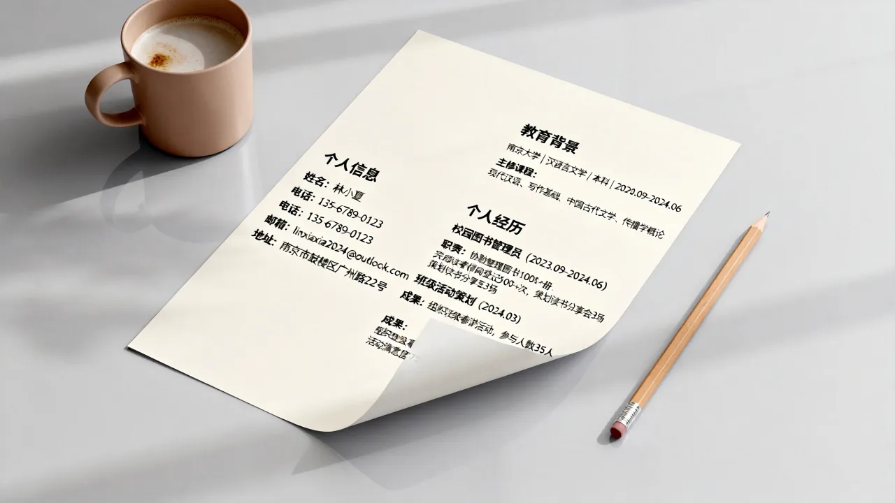 简历中个人经历怎么写,应届生无经验个人经历怎么写-图2 简历中个人经历怎么写,应届生无经验个人经历怎么写-图2