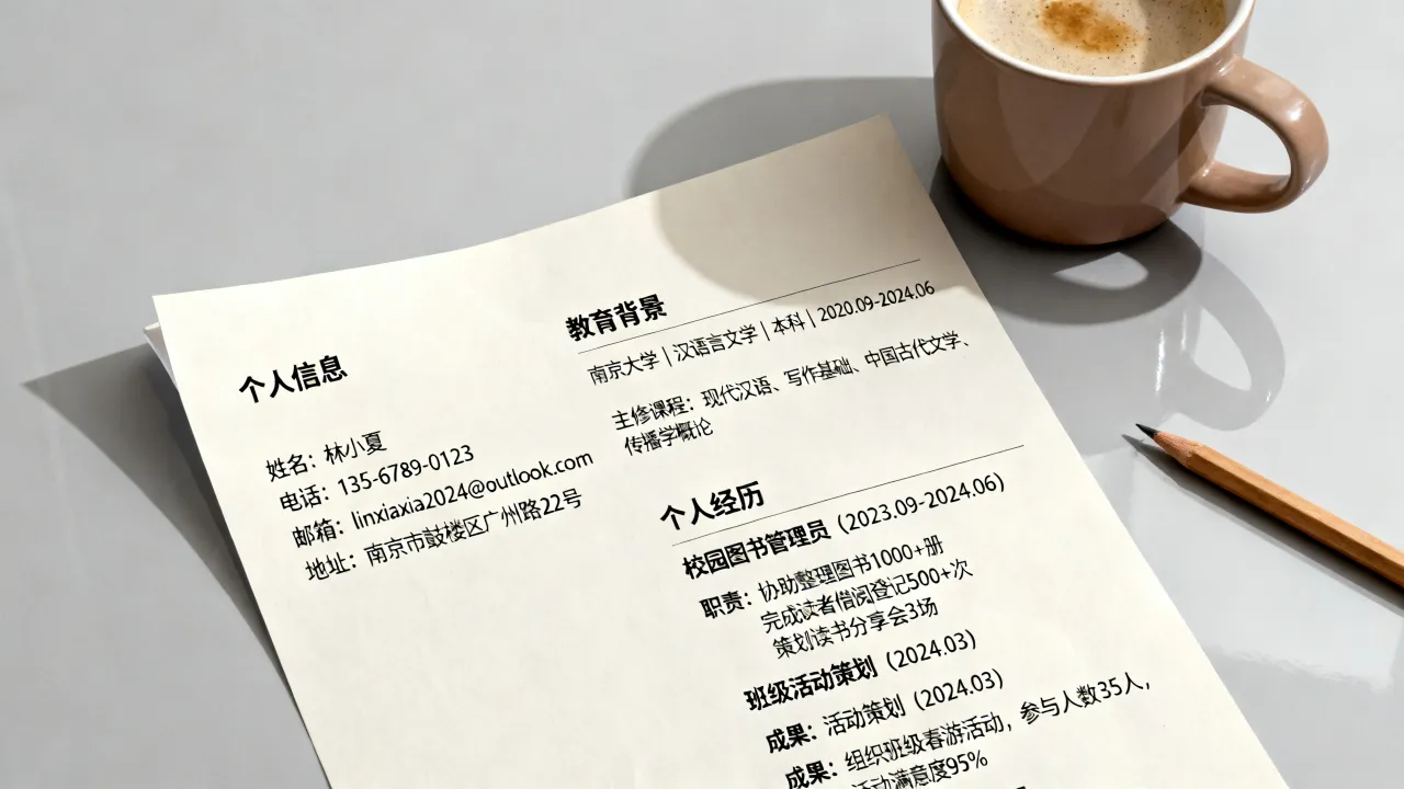 简历中个人经历怎么写,应届生无经验个人经历怎么写-图3 简历中个人经历怎么写,应届生无经验个人经历怎么写-图3