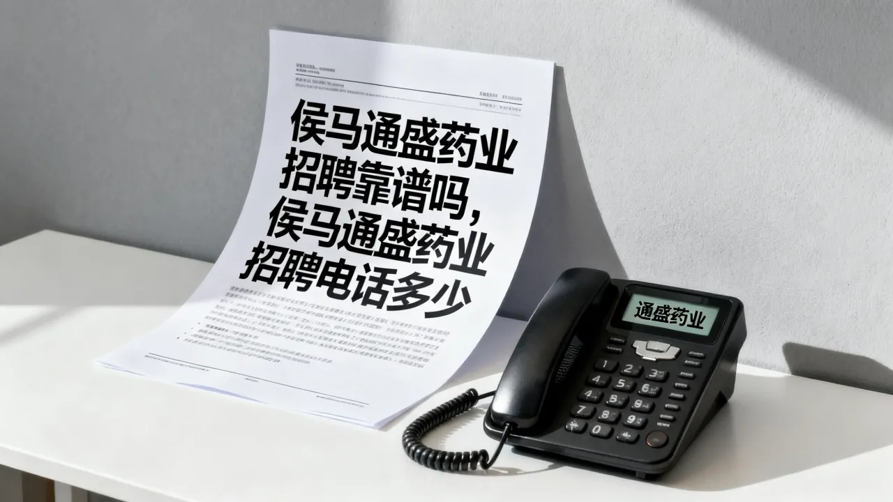 侯马通盛药业招聘靠谱吗，侯马通盛药业招聘电话多少-图2