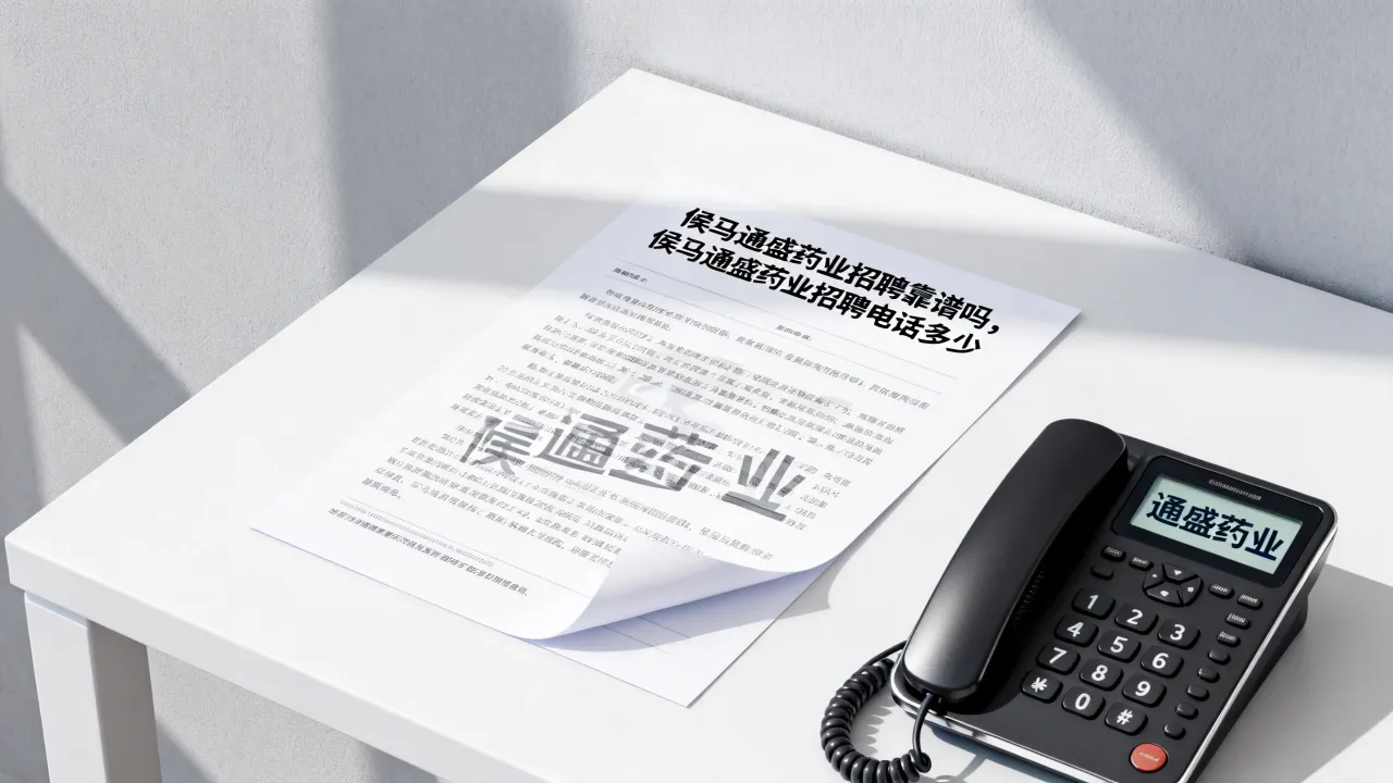 侯马通盛药业招聘靠谱吗，侯马通盛药业招聘电话多少-图3