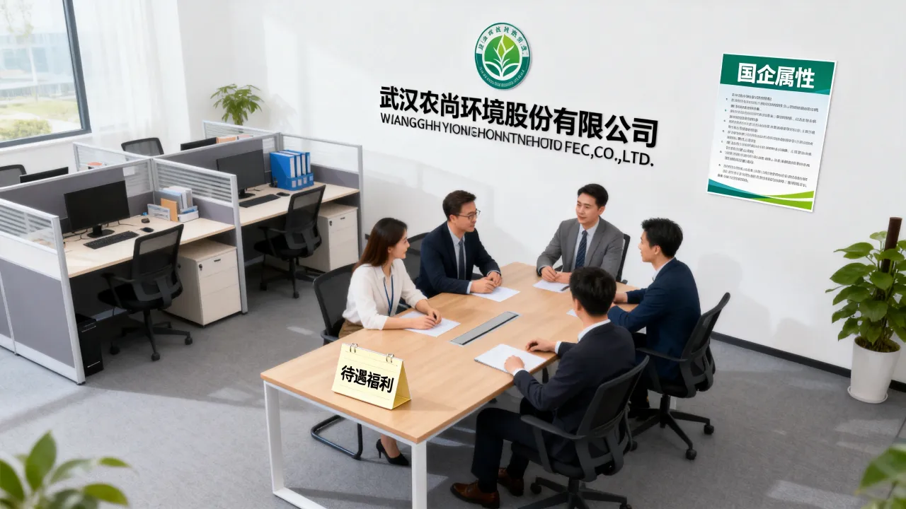 武汉农尚怎么样？武汉农尚环境股份有限公司待遇好吗是国企吗