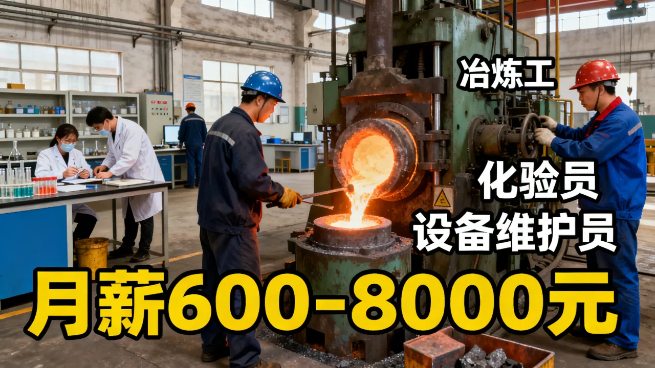 锦州金属铬冶炼招聘有哪些岗位?锦州金属铬冶炼厂工资待遇如何