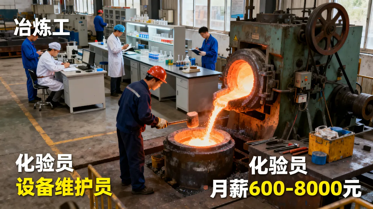 锦州金属铬冶炼招聘有哪些岗位?锦州金属铬冶炼厂工资待遇如何-图3 锦州金属铬冶炼招聘有哪些岗位?锦州金属铬冶炼厂工资待遇如何-图3