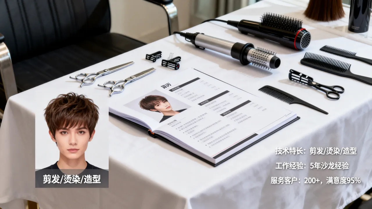 美发个人简历怎么写,怎样突出技术特长更容易被录用?-图3 美发个人简历怎么写,怎样突出技术特长更容易被录用?-图3