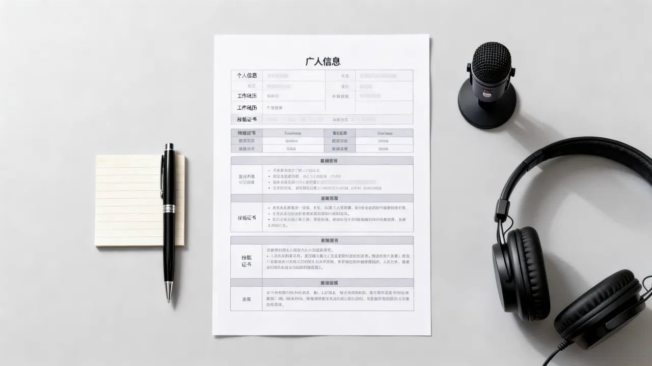 广播站个人简历怎么写,有哪些写作技巧和注意事项?