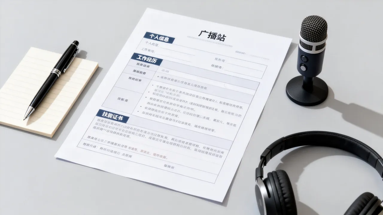 广播站个人简历怎么写,有哪些写作技巧和注意事项?-图2 广播站个人简历怎么写,有哪些写作技巧和注意事项?-图2
