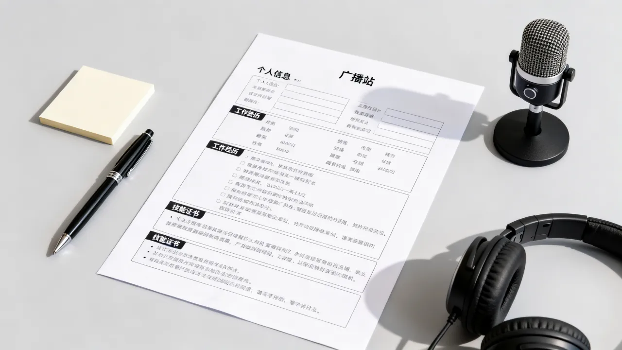 广播站个人简历怎么写,有哪些写作技巧和注意事项?-图3 广播站个人简历怎么写,有哪些写作技巧和注意事项?-图3