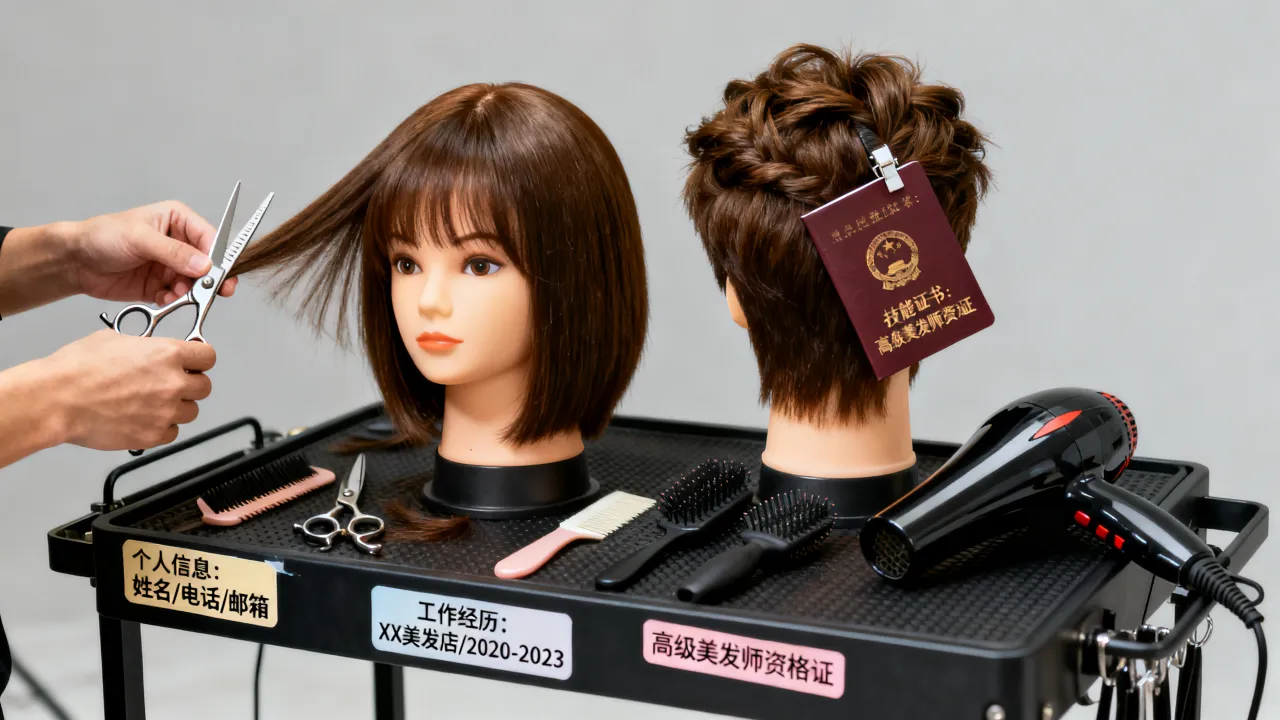 美发师个人简历怎么写，有哪些技巧和模板参考？-图2