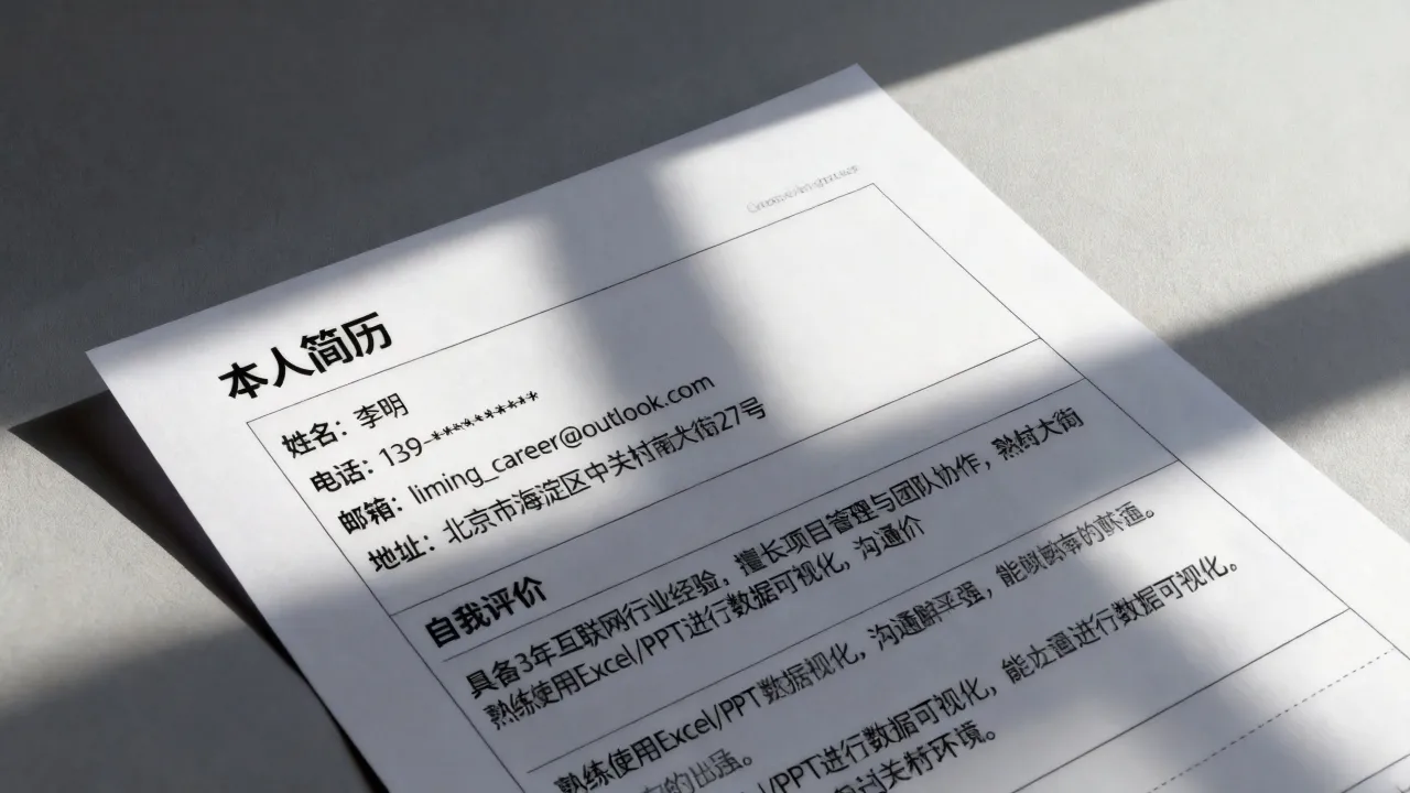 本人简历那一栏怎么写,简历自我评价怎么写?