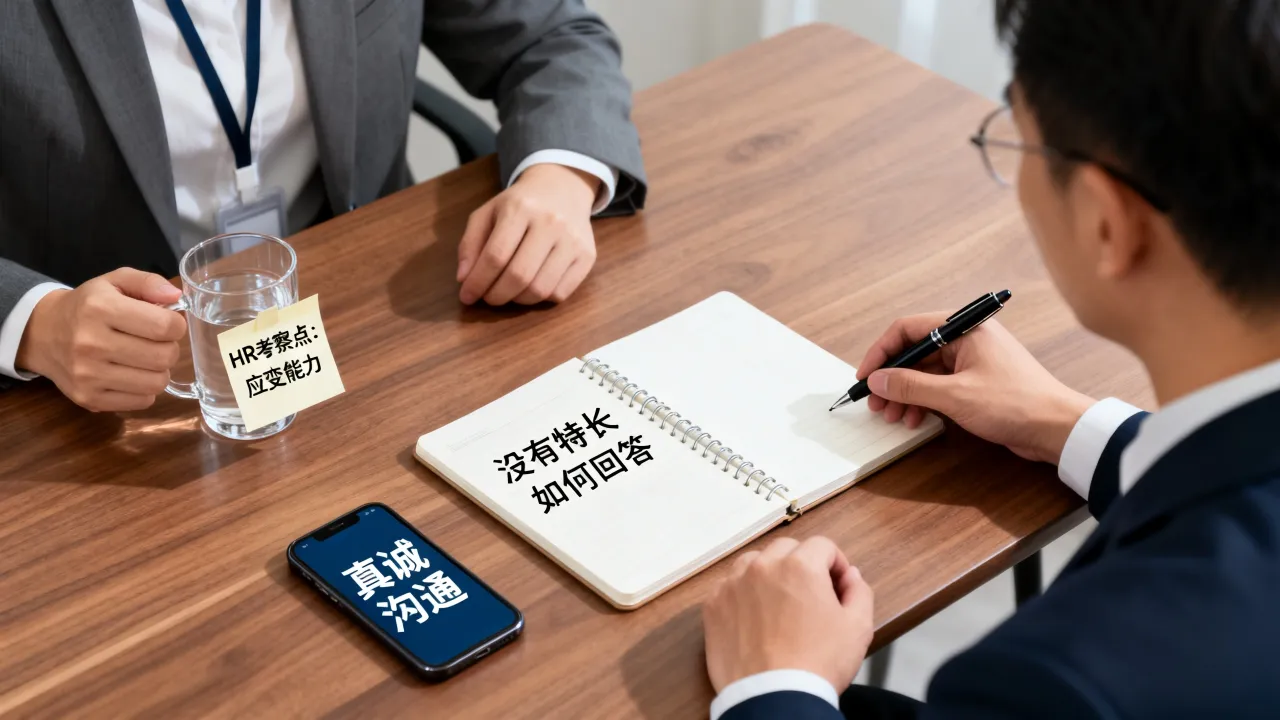 面试时没有特长怎么说,如何巧妙回答HR考察点-图1 面试时没有特长怎么说,如何巧妙回答HR考察点-图1