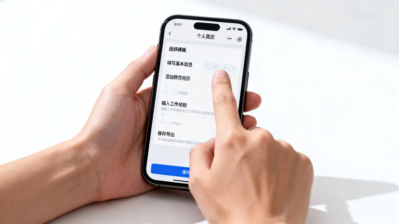 在手机怎么做个人简历,手机上制作个人简历的步骤有哪些