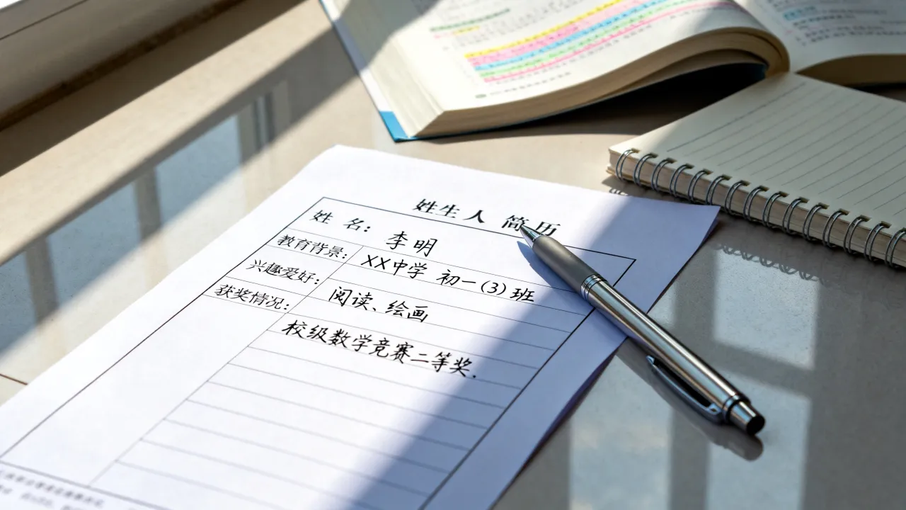 中学生个人简历怎么写?,个人简历模板范文大全
