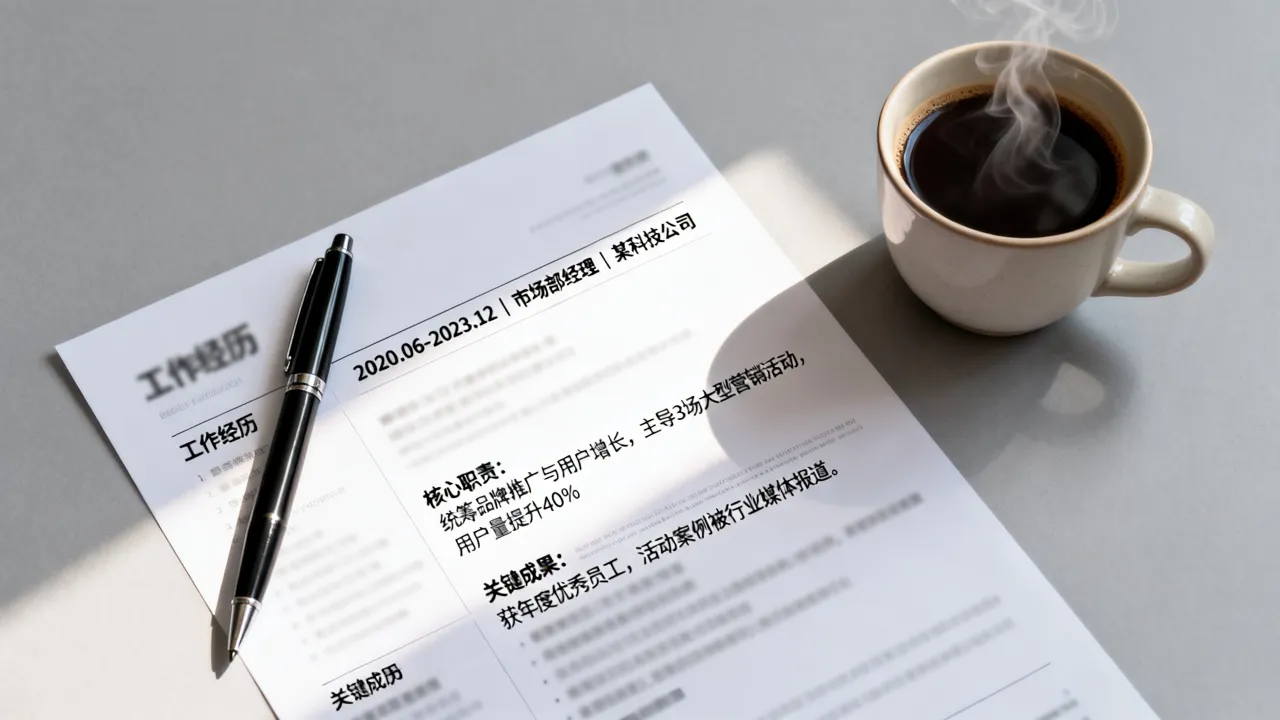 本人经历怎么填写才合适?简历个人工作经历怎么写-图3 本人经历怎么填写才合适?简历个人工作经历怎么写-图3