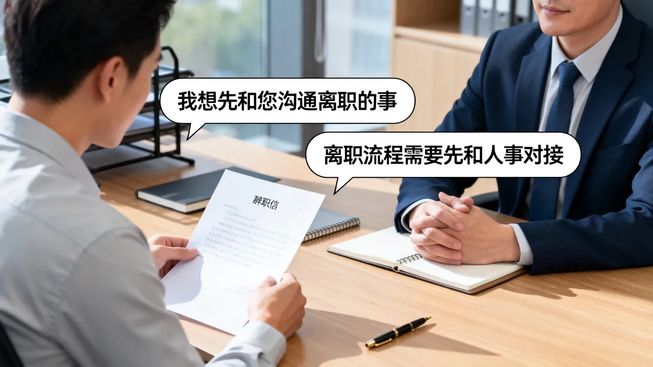 辞职最好先和人事说吗，离职要先告知人事还是直属领导
