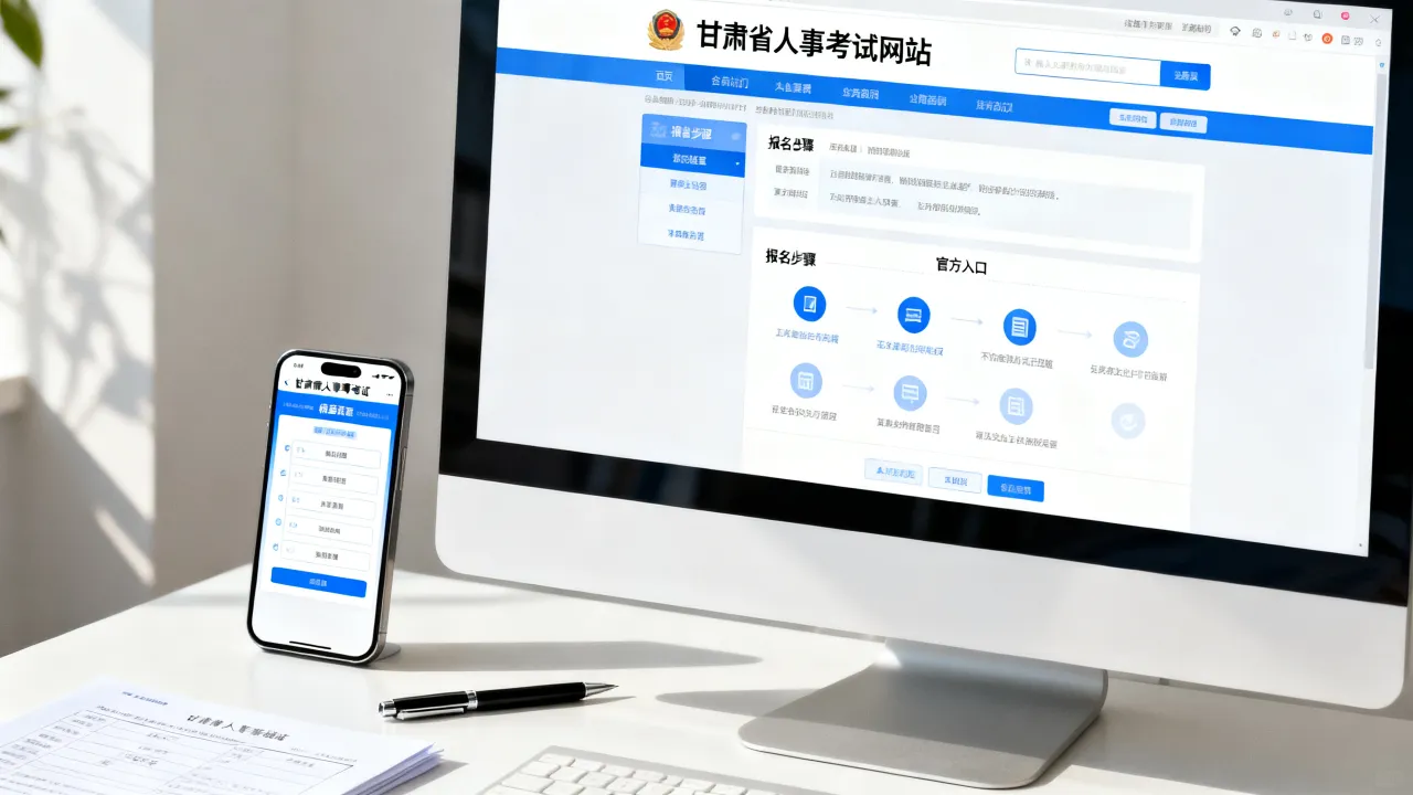 甘肃省人事考试网站怎么报名?官方网站入口在哪