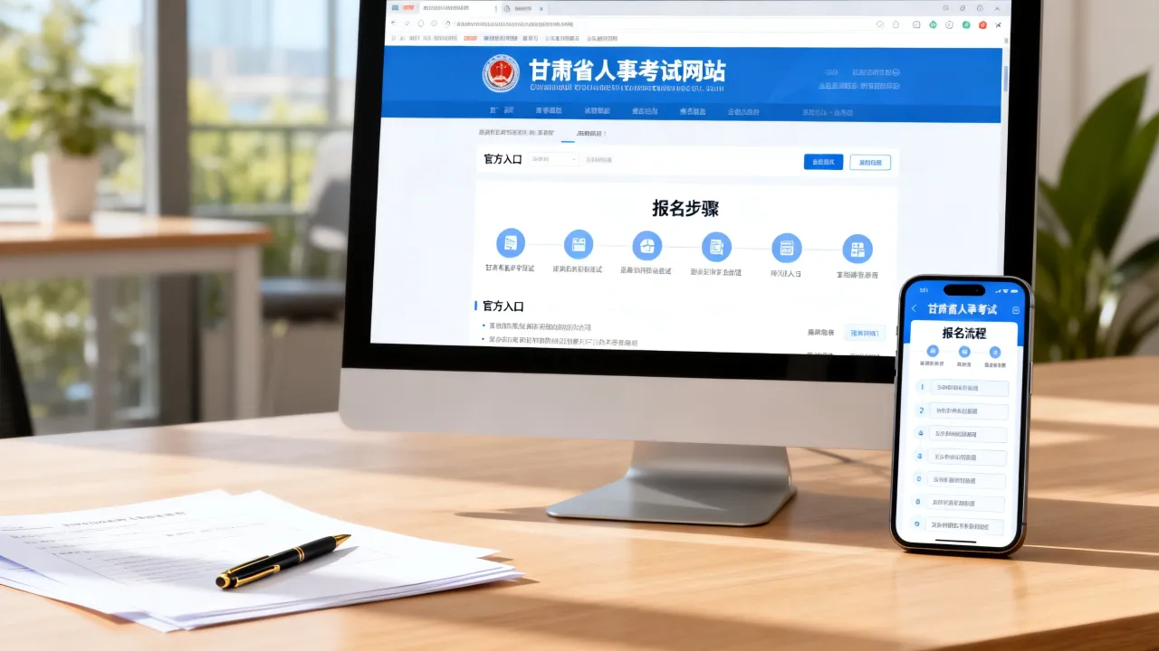 甘肃省人事考试网站怎么报名?官方网站入口在哪-图2 甘肃省人事考试网站怎么报名?官方网站入口在哪-图2
