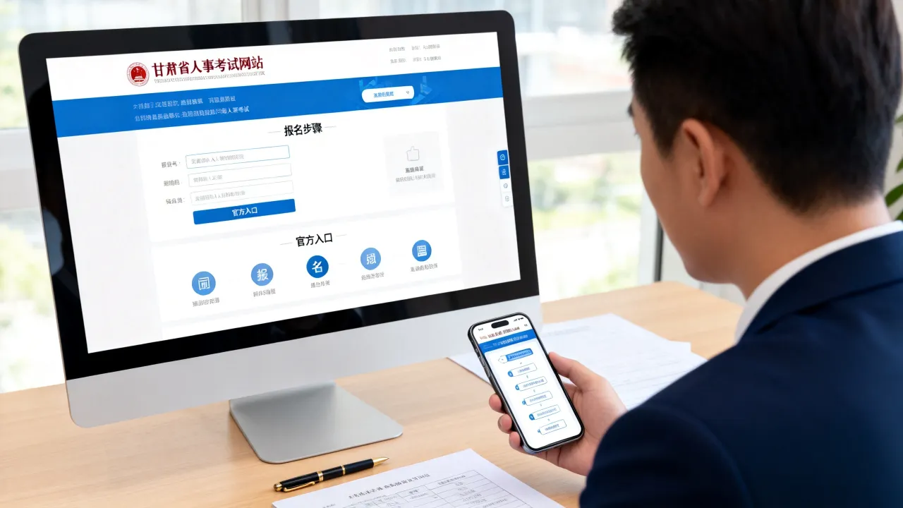 甘肃省人事考试网站怎么报名?官方网站入口在哪-图3 甘肃省人事考试网站怎么报名?官方网站入口在哪-图3