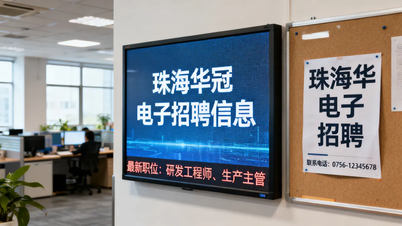 珠海华冠电子招聘信息在哪里看,珠海华冠电子招聘最新职位