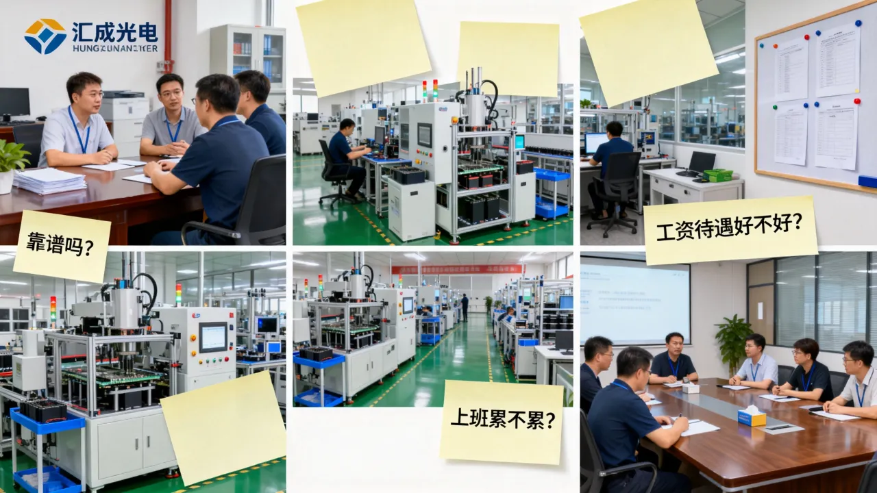 汇成光电怎么样?靠谱吗?工资待遇好不好?上班累不累?-图3 汇成光电怎么样?靠谱吗?工资待遇好不好?上班累不累?-图3