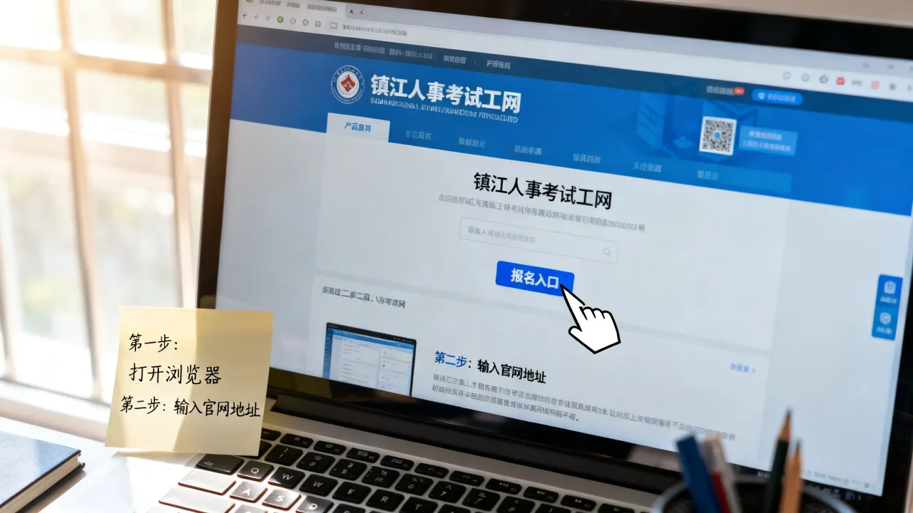 镇江人事考工网官网怎么进，人事考试报名入口在哪？