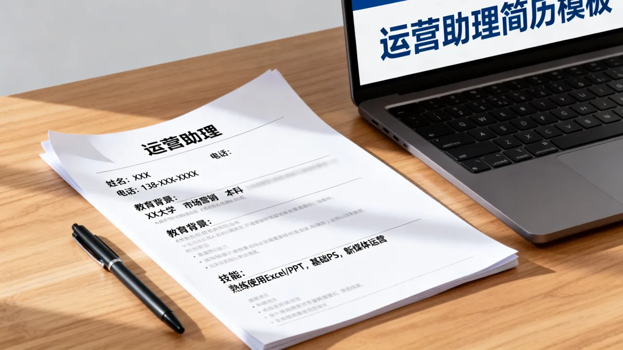 运营助理简历怎么写?零经验应届生如何突出优势拿面试-图3 运营助理简历怎么写?零经验应届生如何突出优势拿面试-图3