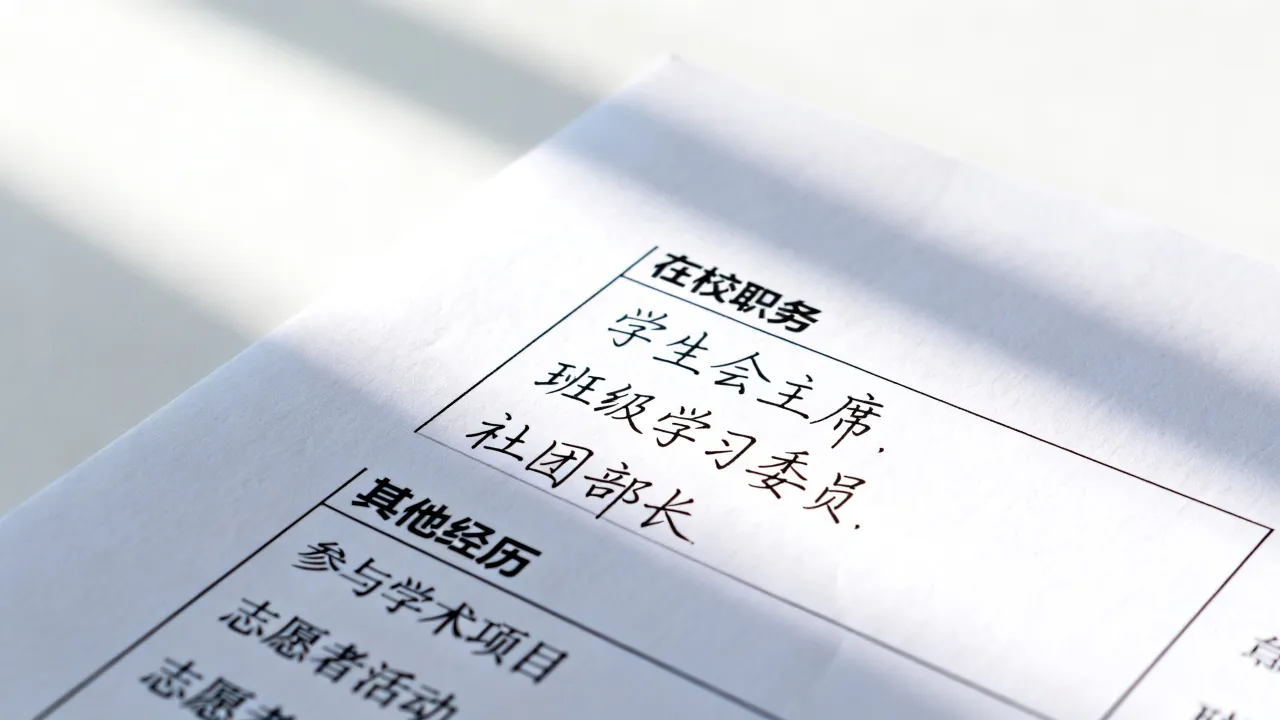 简历在校职务怎么写,应届生没有在校职务怎么写简历-图2 简历在校职务怎么写,应届生没有在校职务怎么写简历-图2