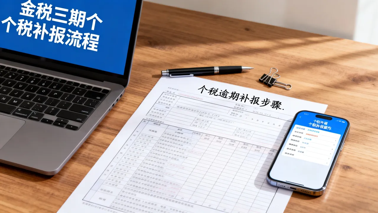 金税三期个税如何补报?个税逾期补报怎么操作