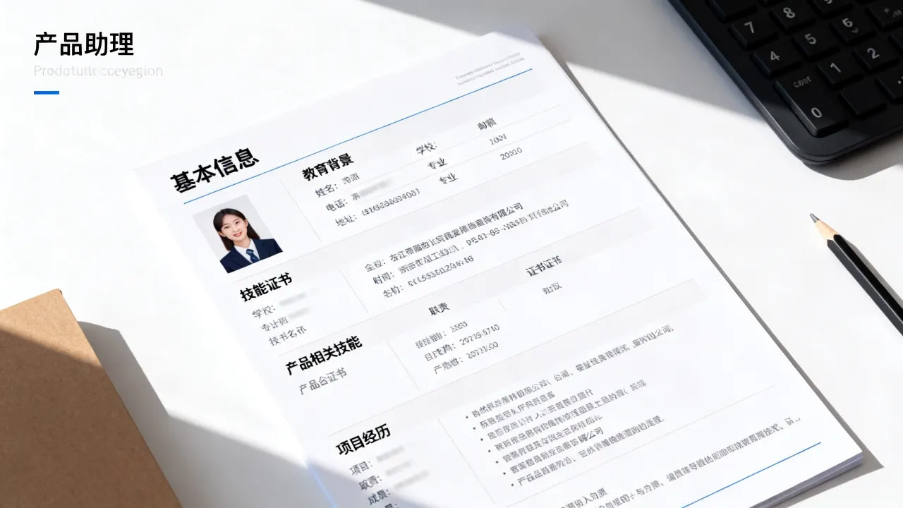 产品助理简历怎么写，零经验应届生如何写好产品助理简历-图2
