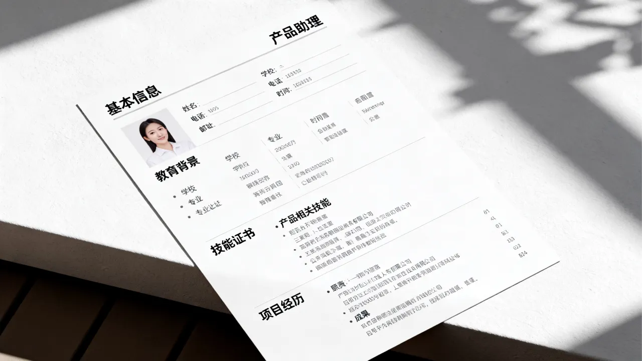 产品助理简历怎么写，零经验应届生如何写好产品助理简历-图3
