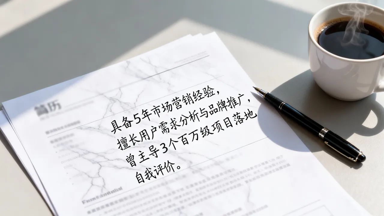 简历怎么写才能吸引人,本人简历中的自我评价怎么写