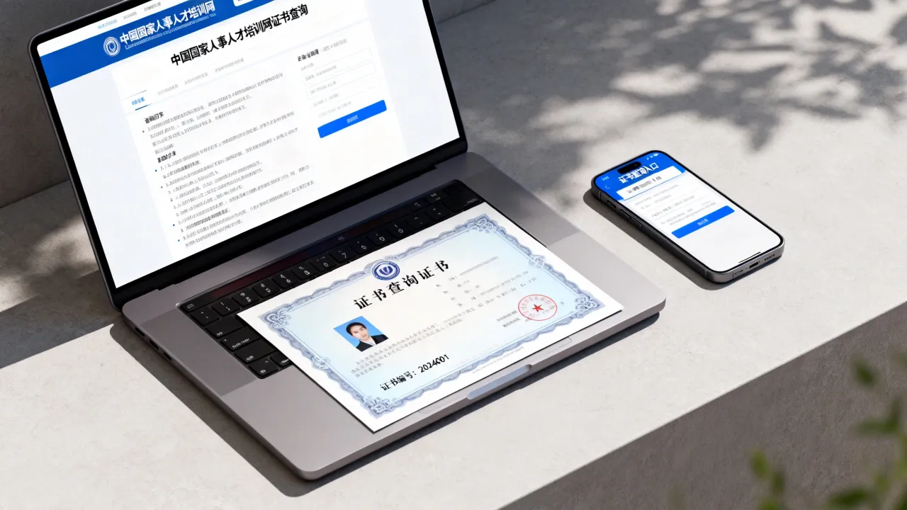 中国国家人事人才培训网证书查询怎么查？，证书查询入口在哪儿