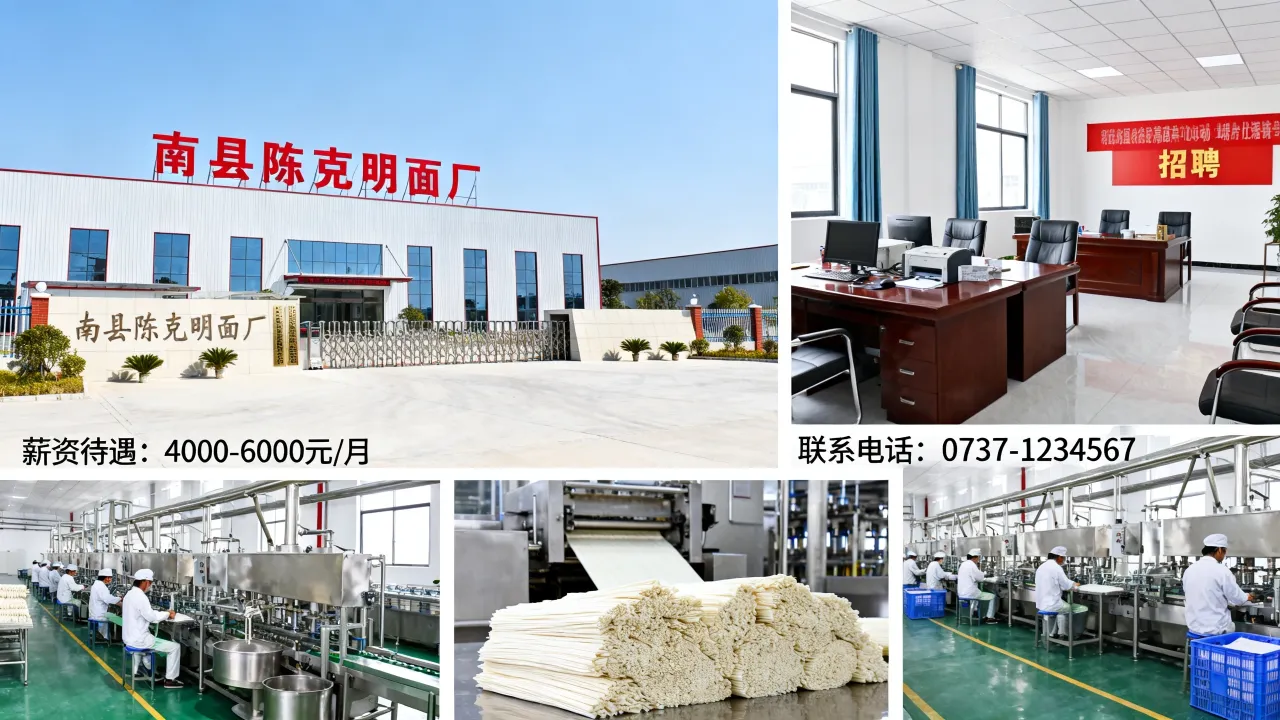 南县陈克明面厂招聘待遇怎么样,南县陈克明面厂招聘电话多少?