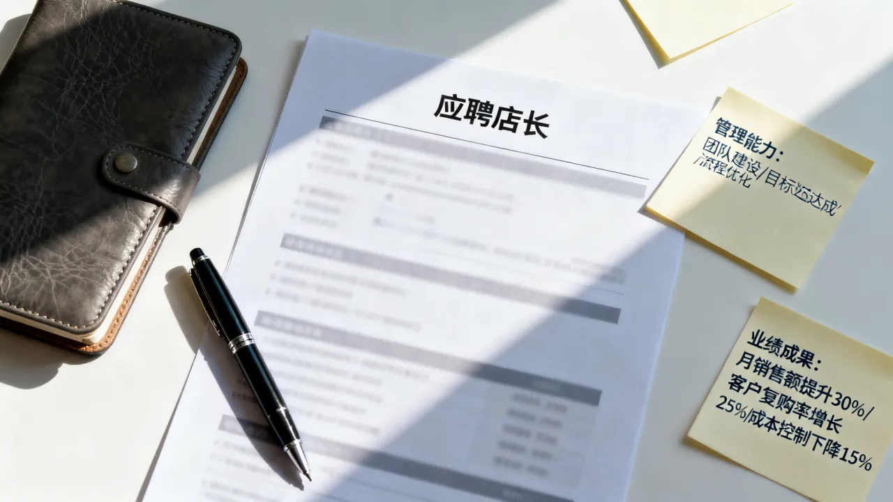 应聘店长简历怎么写,如何突出管理能力和业绩成果?-图2 应聘店长简历怎么写,如何突出管理能力和业绩成果?-图2