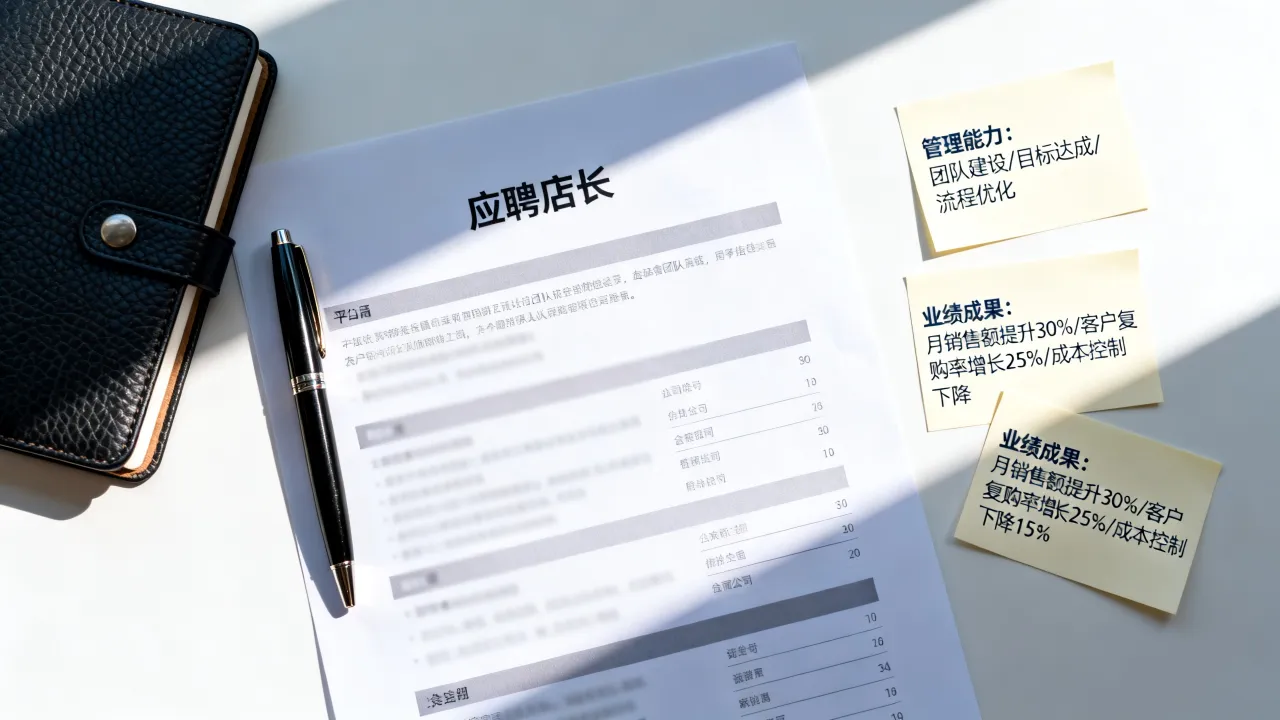 应聘店长简历怎么写,如何突出管理能力和业绩成果?-图3 应聘店长简历怎么写,如何突出管理能力和业绩成果?-图3