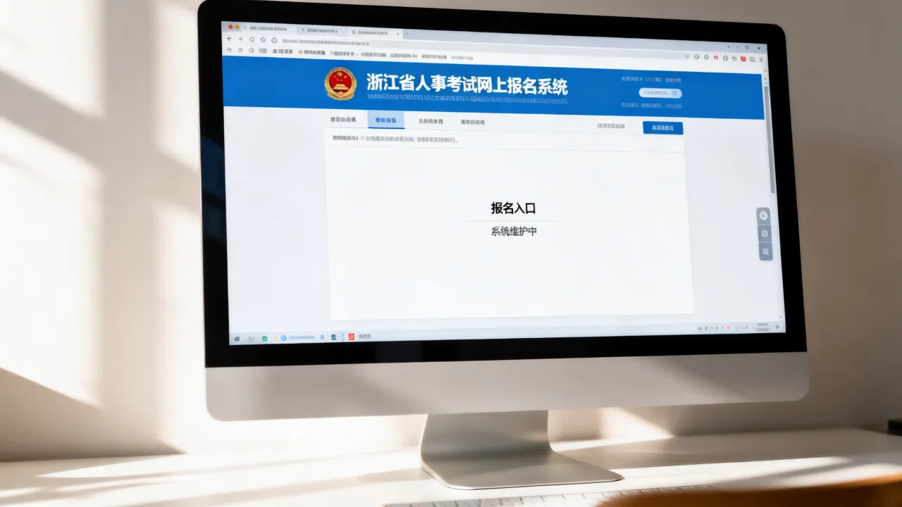 浙江省人事考试网上报名系统怎么进不去？报名入口在哪？-图3
