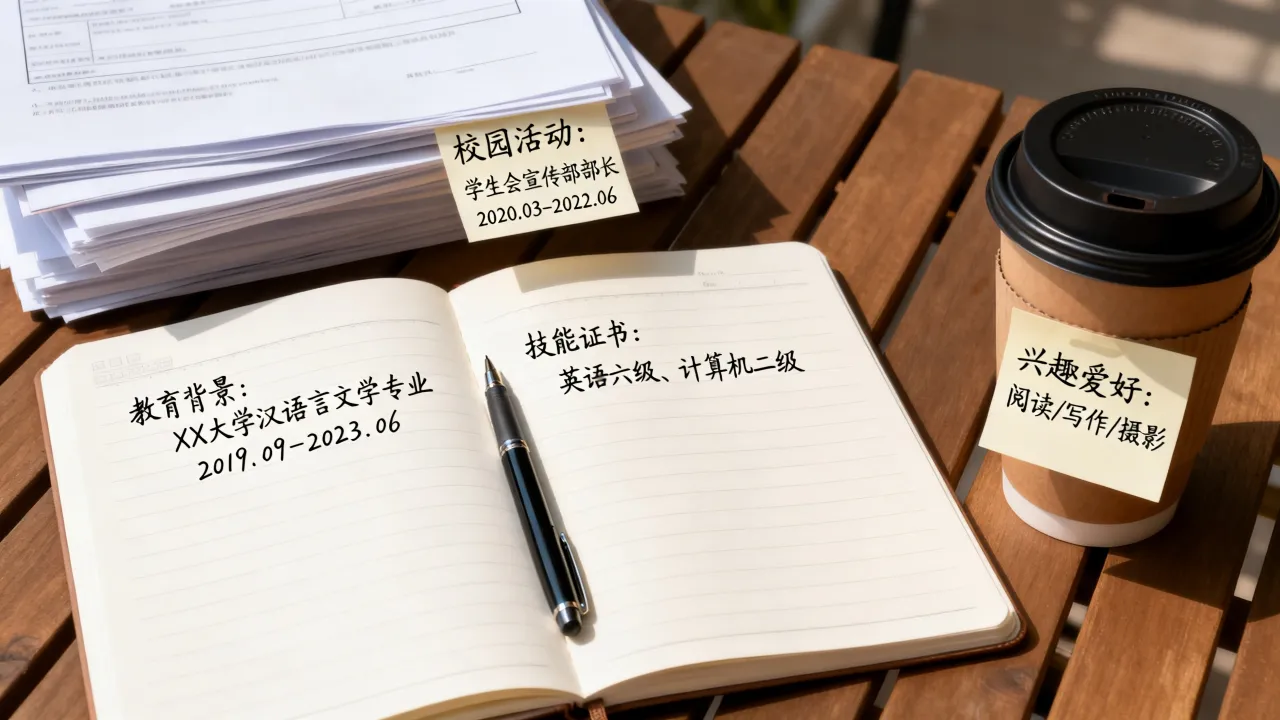 本人社会经历怎么写,没有社会经历个人简历怎么写