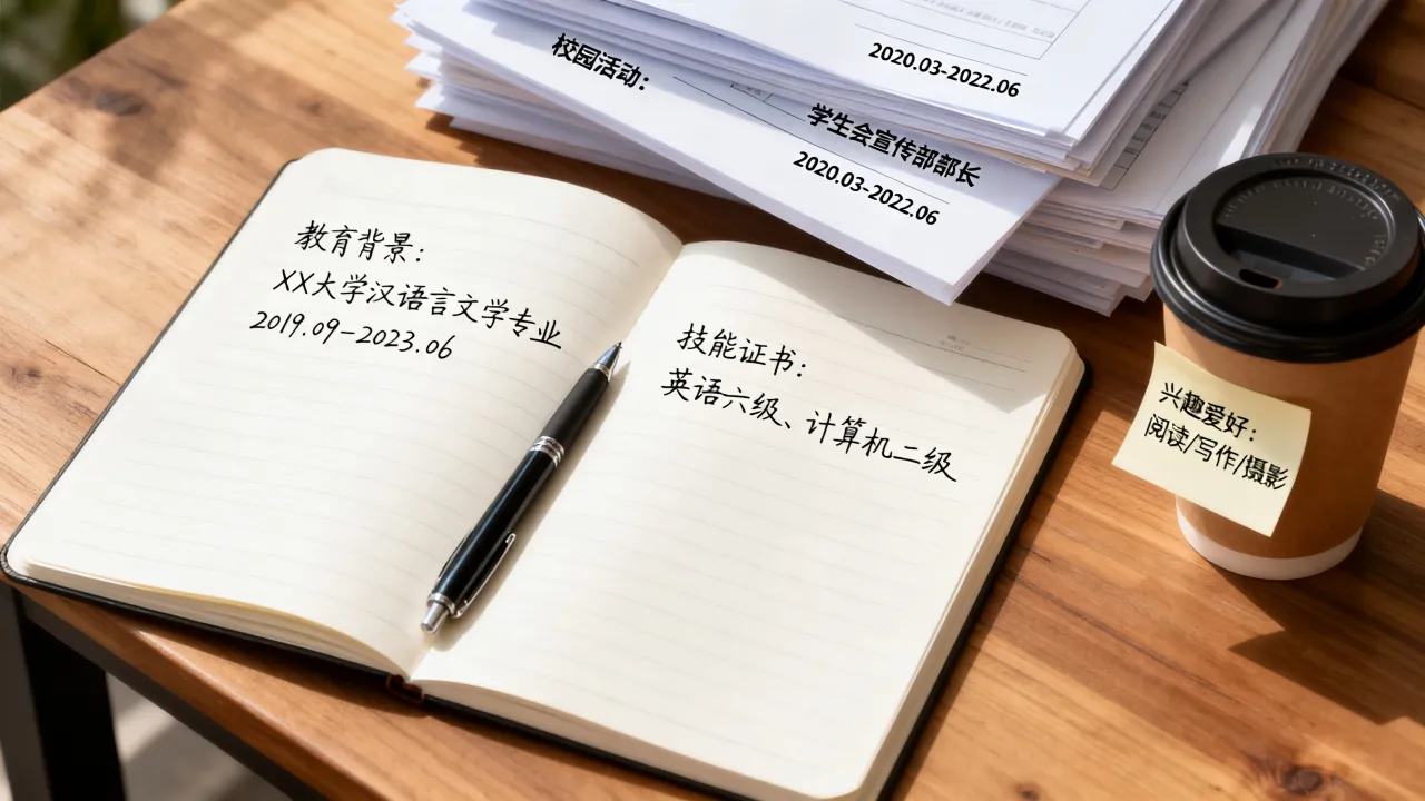 本人社会经历怎么写，没有社会经历个人简历怎么写-图3