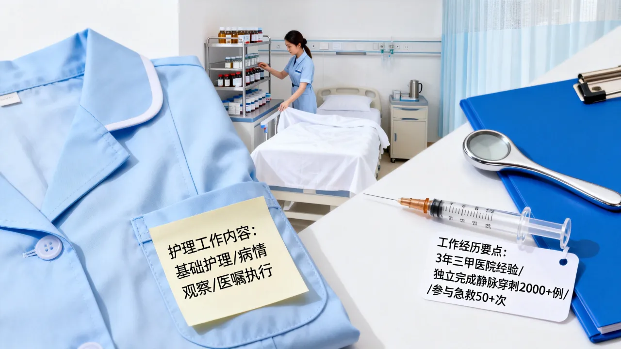 护理工作简历怎么写,护士简历工作经历怎么写-图3 护理工作简历怎么写,护士简历工作经历怎么写-图3