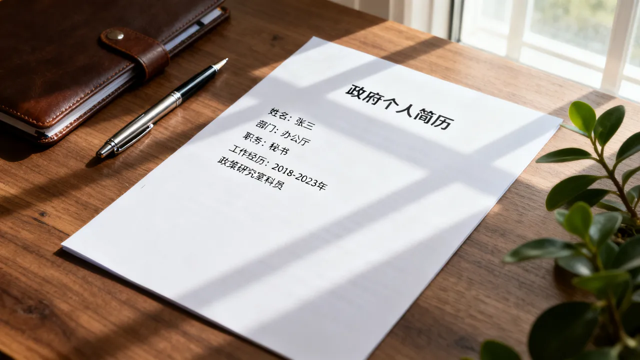 政府个人简历怎么写,政府机关单位简历模板范文有哪些-图2 政府个人简历怎么写,政府机关单位简历模板范文有哪些-图2
