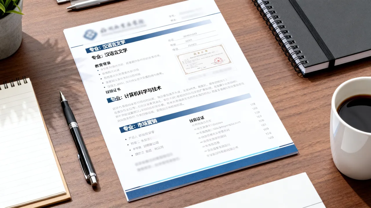 个人简历专业怎么填写,简历专业填写有哪些注意事项与技巧