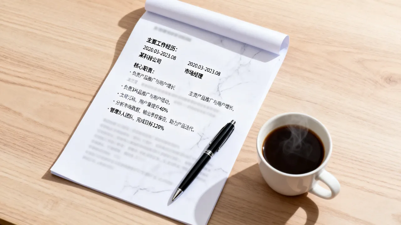 主要工作经历怎么填写才能打动HR,个人简历工作经历范文-图2 主要工作经历怎么填写才能打动HR,个人简历工作经历范文-图2