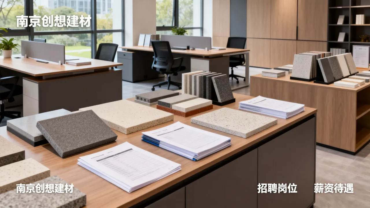 南京创想建材招聘怎么样?薪资待遇好不好?