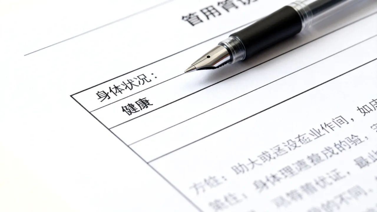 简历身体状况怎么写,个人简历健康状况怎么填写比较好-图3 简历身体状况怎么写,个人简历健康状况怎么填写比较好-图3