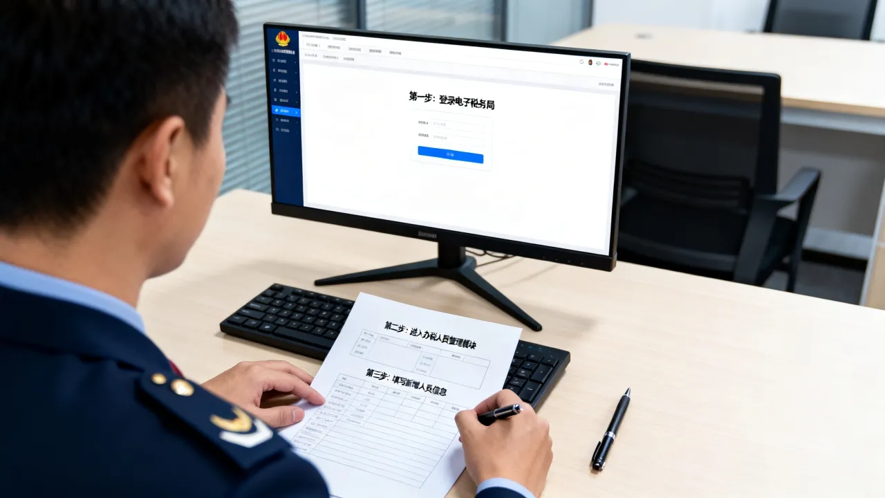 如何增加办税人员,办税人员添加步骤有哪些?-图1 如何增加办税人员,办税人员添加步骤有哪些?-图1