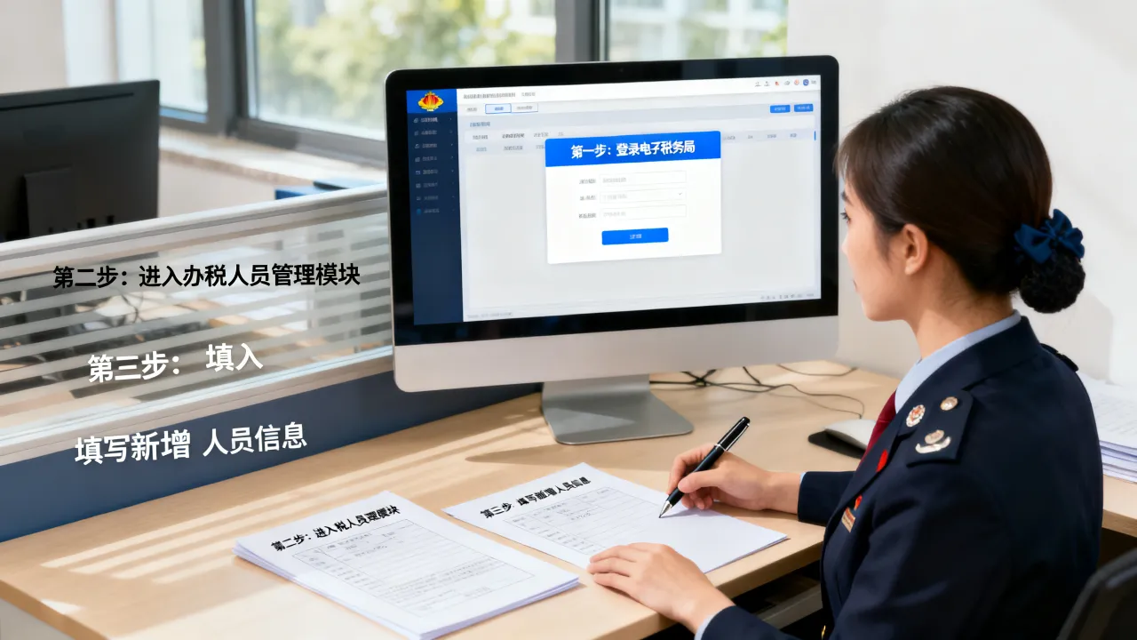 如何增加办税人员,办税人员添加步骤有哪些?-图2 如何增加办税人员,办税人员添加步骤有哪些?-图2