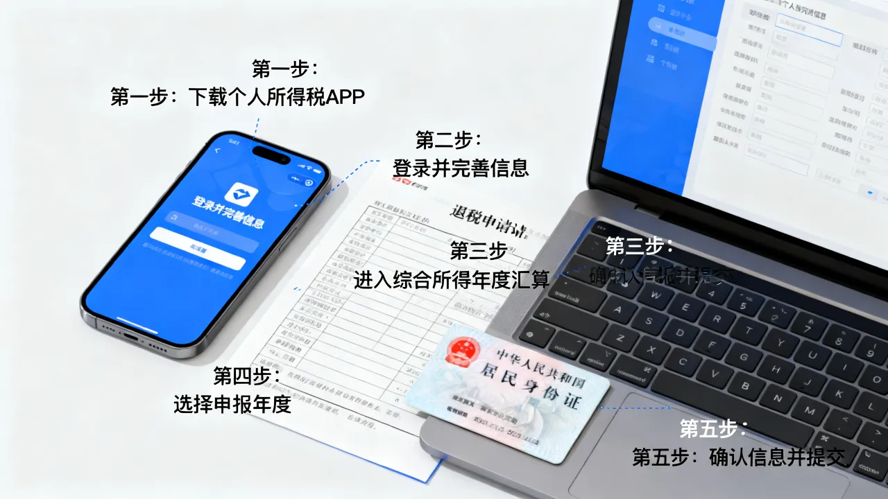 如何申请个税?个人所得税退税申请条件与流程详解-图2 如何申请个税?个人所得税退税申请条件与流程详解-图2