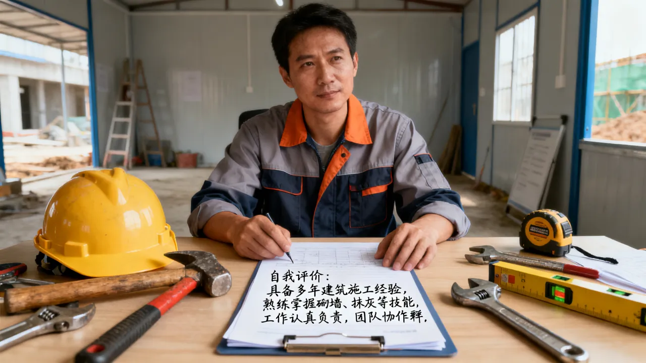 工人的工作简历怎么写?建筑工人求职简历自我评价范文-图3 工人的工作简历怎么写?建筑工人求职简历自我评价范文-图3